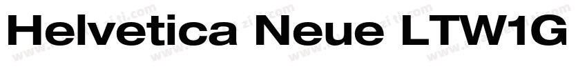 Helvetica Neue LTW1G LtEx字体转换